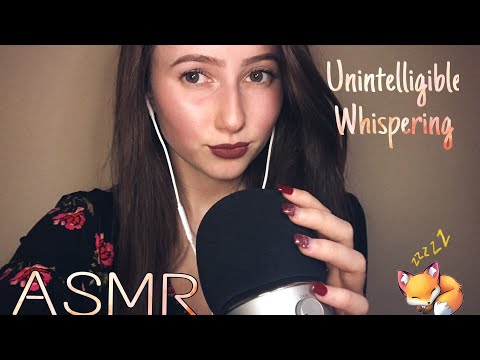 ASMR 15+ Minutes of Inaudible/Unintelligible Whispering + Hand Movements!