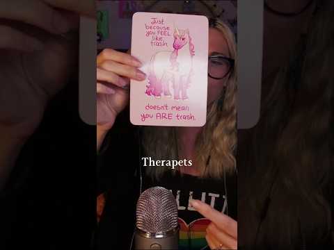 Therapets Card #asmr #relaxing #twitch #asmrsounds #tingles #youtubeshorts #relaxation #shorts