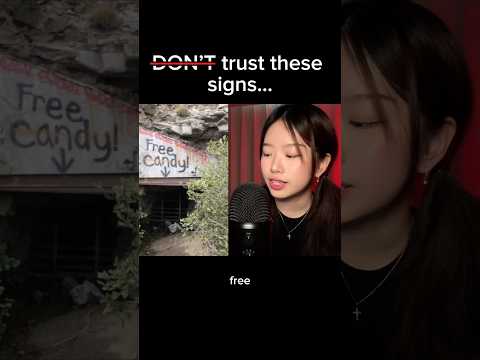 DON’T trust these signs… #asmr