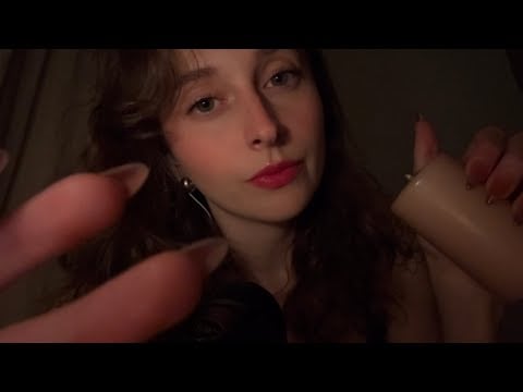 ASMR mouth sounds and light tapping