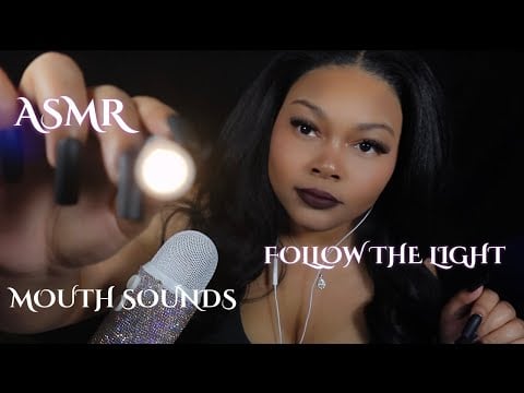 Follow the Light ASMR with Mouth Sounds & Visual Triggers for Tingles and Sleep ✨🔦