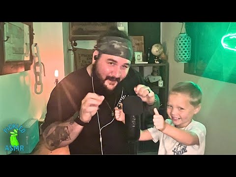 ASMR // ASMR with MY SON URiAH (HAND SOUNDS & TAPPiNG)