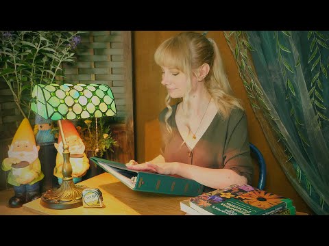 ASMR Garden Planning Role Play 🌼🌹🌷🌻 Crinkles / Soft Spoken / Page Turning