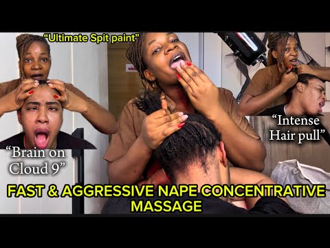ASMR:1hr FAST&INTENSE🔥NAPE MASSAGE,FAKESPIT PAINTING,RANDOM TOOLS,WOLVERINE METHOD,SLEEP IN SECONDS