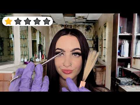 ASMR Worst Reviewed Lash Extensions - You Hate Them
