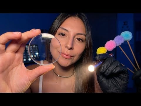 ASMR ROLEPLAY / EXAMEN VISUAL 👁️ DUERME EN 5 MIN