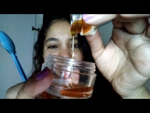 ASMR SPA caseiro facial de mel 🍯 e aveia 🌿 para uma pele iluminada - Relaxamento desde a preparação