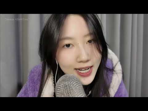 asmr inaudible mouth sounds with Xie bu Rou RR ASMR