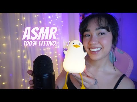ASMR imprevisível para DORMIR em menos de 5 minutos (com iluminação baixa e sensibilidade alta)