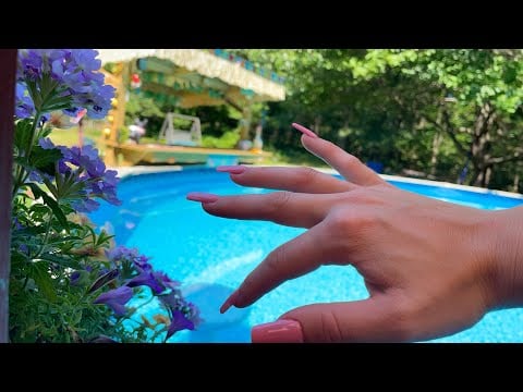 ASMR! Tapping Around My Tiki Bar! WE ARE SO BACK! 🌺👙☀️