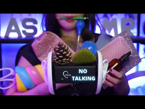 ASMR | 37 TRIGGERS POUR TE DÉTENDRE |👂🏻3Dio NO TALKING 💤