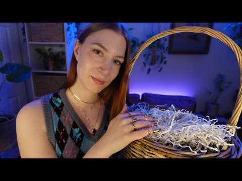 ASMR Soft Tingle Basket 🌧️ Crinkles, Sounds & Surprises 🧺 (No talking after intro)