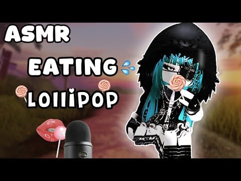 Asmr | Comiendo paleta 🍭💦 | Roblox Gameplay ♡