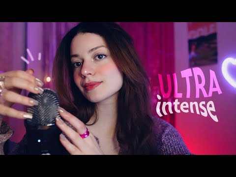 ASMR : De LONGS ONGLES qui grattent le micro + CLOSE UP