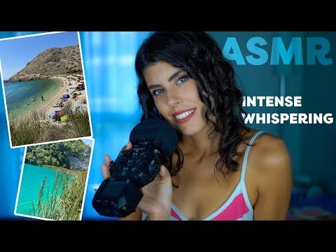 ASMR 🏖 Intense Whispering • Ti porto in VACANZA con me (Ear to Ear)