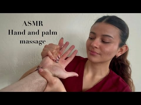 ASMR| Real Massage Role-Play. POV Palm and Hand Massage for Relaxation and Relief 