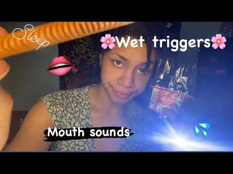 ASMR - Mouth Sounds (Fishbowl, Inaudible Gossip, Tongue Clicks, Etc)