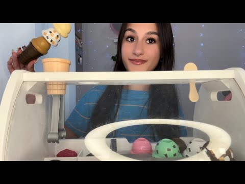 ASMR| You go to the ICE CREAM shop of your DREAMS😴