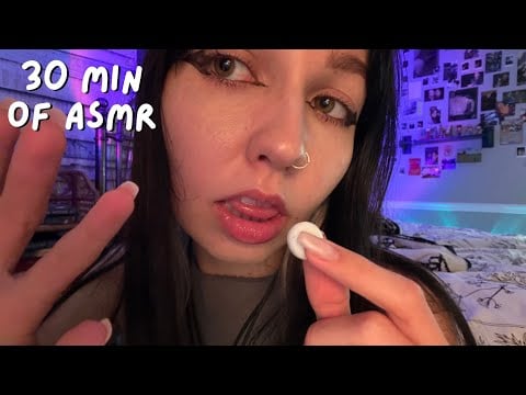 30 MINUTES OF ASMR | Gum Chewing, Mouth Sounds, Teeth Tapping