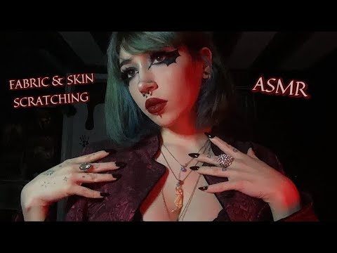 Fabric Sounds & Skin Scratching ASMR | Jewelry Sounds, Whispering