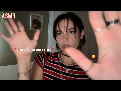 ASMR | Negative Energy Cleanse ♡ Up-Close Rings Hand Sounds, Mouth Sounds, Light Triggers, Mic Scr..