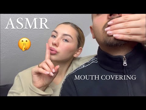 ASMR | MOUTH COVERING 🤫 ICH HALTE SEINEN UND DEINEN MUND ZU 👄 pshh du must leise sein 🫢 [German]