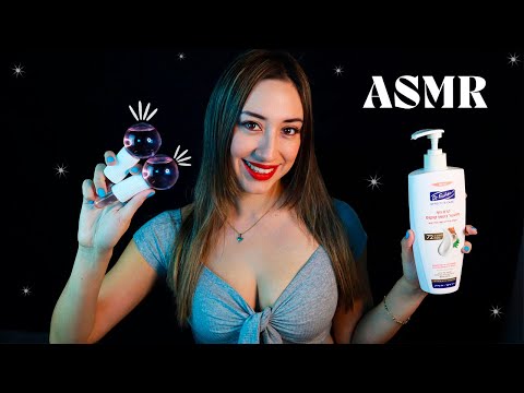 SESION DE MASAJES CONMIGO🧴ASMR ATENCION PERSONAL para tu cara - ASMR ESPAÑOL ✨