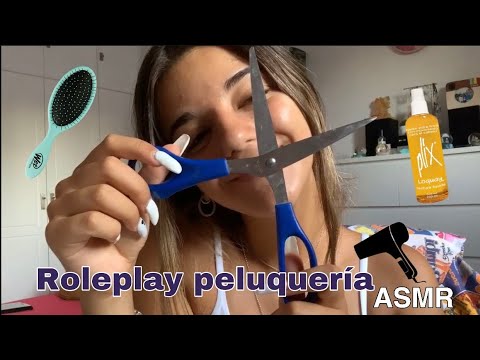 ROLEPLAY te corto el pelo 💇🏻‍♀️ / PELUQUERÍA ASMR 💤 | Paulichi21