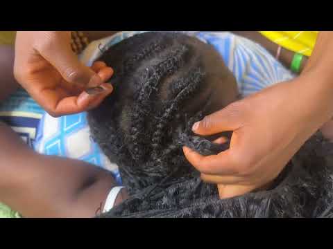 ASMR AGGRESSIVE SCALP SCRATCHING AND BRAIDS TAKE DOWN HEAD SCRATCHING FOR SLEEP