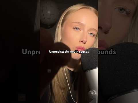 More tingly unpredictable mouth sounds #asmr #mouthsounds #tingles