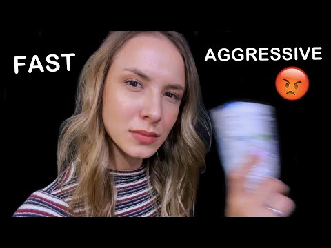 ASMR CASEIRO - FAST & AGGRESSIVE 😡 GATILHOS ULTRA RÁPIDOS 🥵