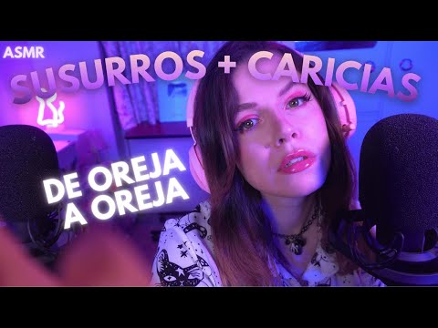 ASMR COSQUILLAS DE OREJA A OREJA PARA CALMAR LA ANSIEDAD ✨
