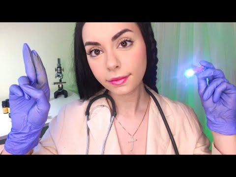 ASMR RELAXING Cranial Nerve Exam Medical Roleplay 👩‍⚕️ Eye Exam Light Test, Soft Spoken, Doctor RP