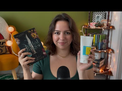 ASMR AMAZON HAUL ✨🤍 (skincare, books, accessories, etc,.)