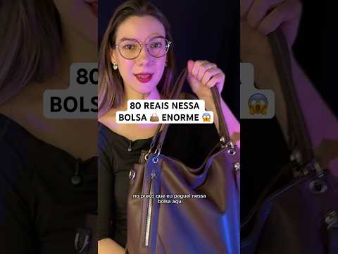 A MELHOR BOLSA GRANDE PARA O DIA-A-DIA, CLÁSSICA E NÃO DESCASCA 😍