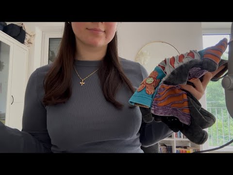 Asmr tingly fabric scratching 🧵