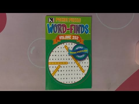 ASMR Tapping On Word-Finds