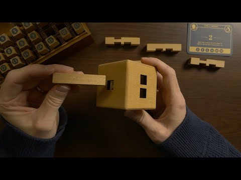 Wooden Puzzle Solving - The Sherlock #2 | ASMR