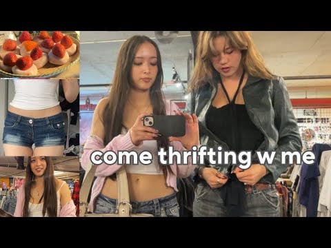 ASMR Thrifting Voiceover Vlog with Friends!