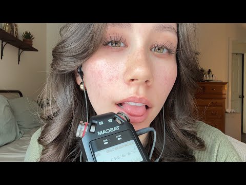 ASMR | Intense Tascam Mouth Sounds- Mic Biting, Tongue Swirling, Wet Mouth Sounds