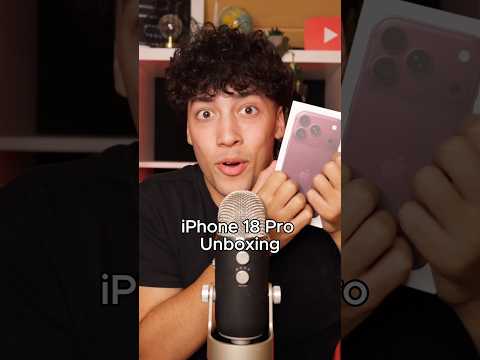 ASMR iPhone 18 Pro Unboxing! #asmr