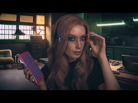 ASMR 💜 Cyberpunk - Fixing YOU 🛠️ Hearing Tests 👂 Audio Upgrade (Sci-Fi Collab w/ Calliope Whispers)