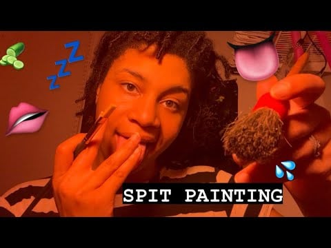 ASMR - Spit Paint (Samantha)