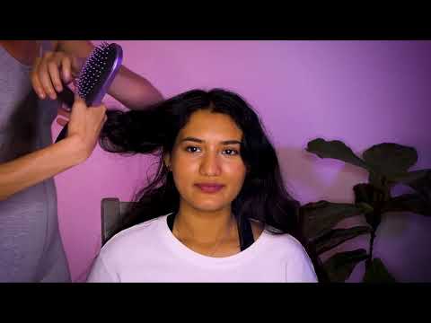 🌸 Enchanting ASMR Hair Brushing & Gentle Scalp Massage ✨Magical & Tingly with Ashley & Vinni 💫