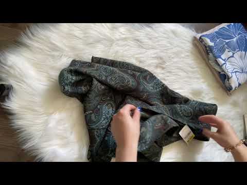 ASMR, clothes folding ⚡️Thrift Haul ⚡️ ~ Whispered