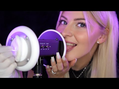 INTENSE 3DIO TRIGGER FOR DEEP SLEEP  (ear licking, cleaning, massage) • NO TALKING with ASMR JANINA