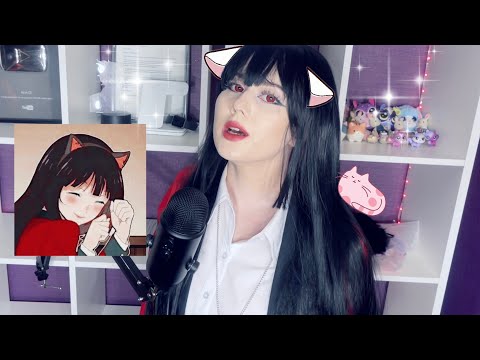 ASMR Yumeko Jabami Wants To Be A Good Pet Anime Cosplay relaxing video