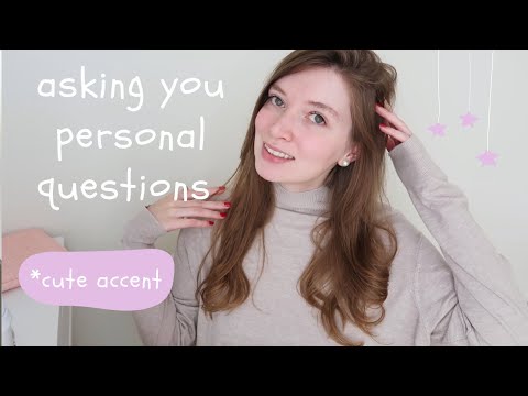 ASMR asking you personal questions ⭐ roleplay