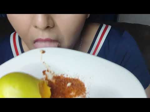 ASMR Comiéndo mango 🥭🤤💦