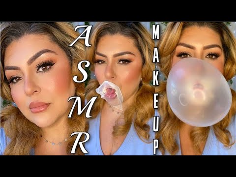 ASMR (Doing My Makeup) Chewing Gum No Talking